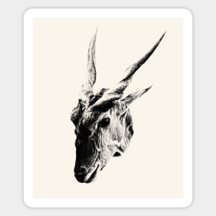 Eland antelope Sticker